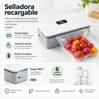 Beneficios del sellador termico portatil con snacks