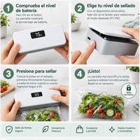 Guia de uso en 4 pasos del sellador termico